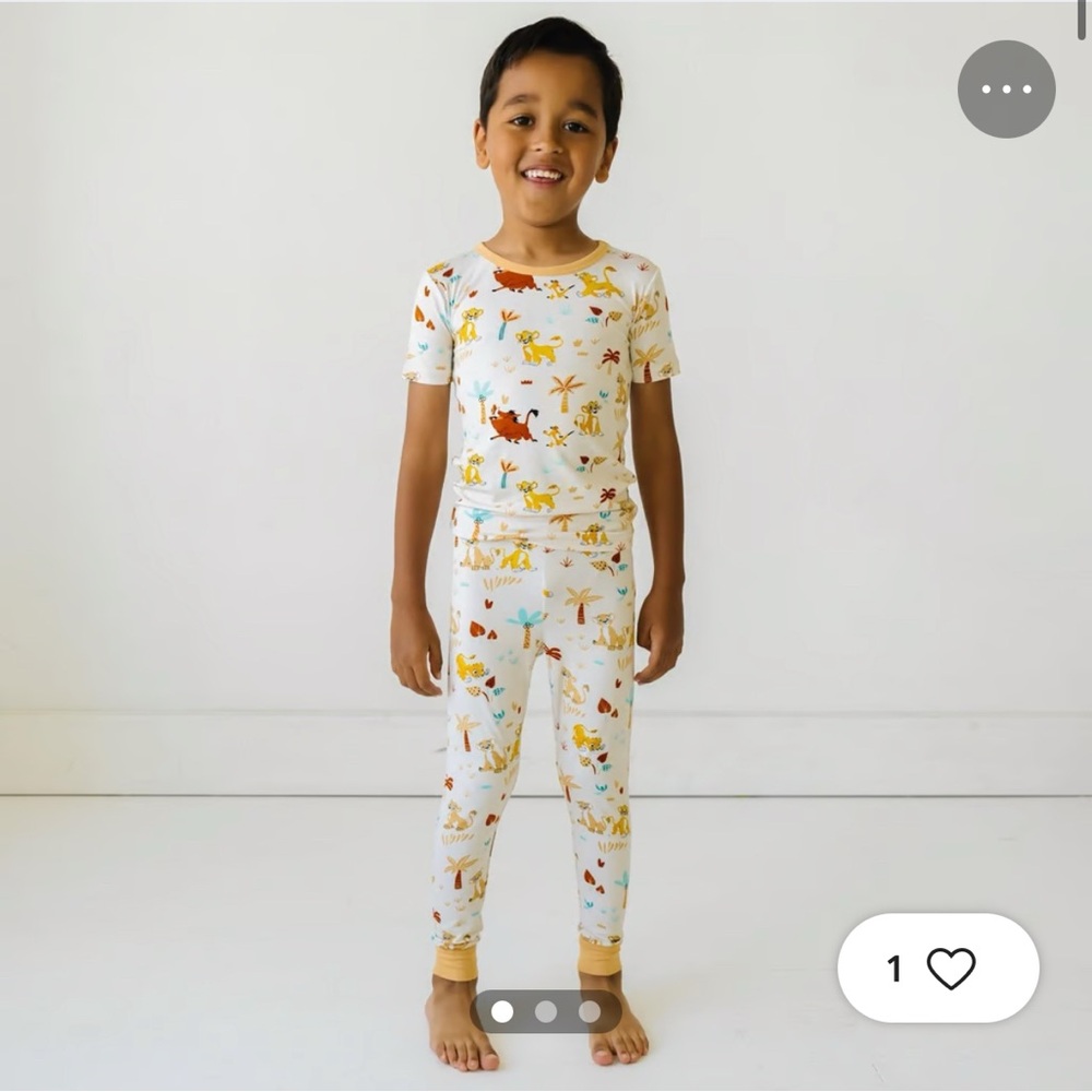 NWT 5/6 HARD TO FIND Little Sleepies OG Disney Lion King pajamas